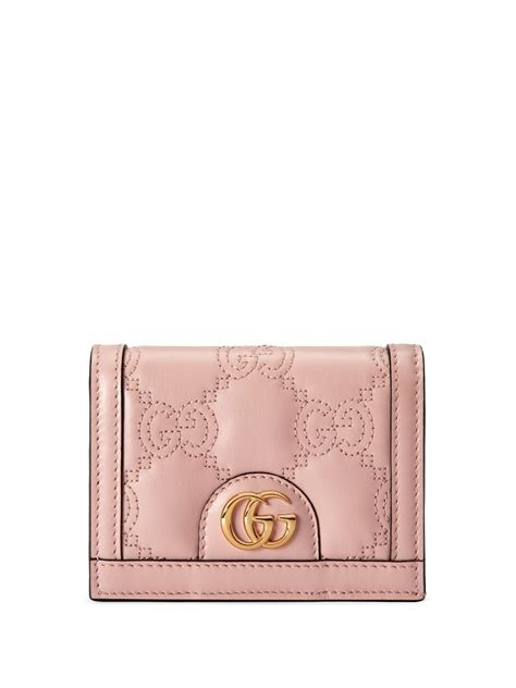 gucci leather wallet with gucci logo|Gucci leather wallet women.